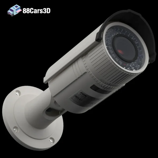 Hikvision 3D Model Security Camera System for Rendering