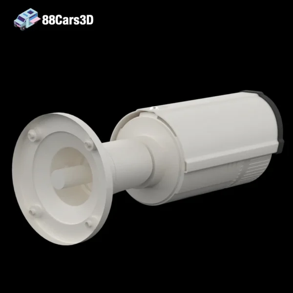 Hikvision 3D Model Security Camera System for Rendering