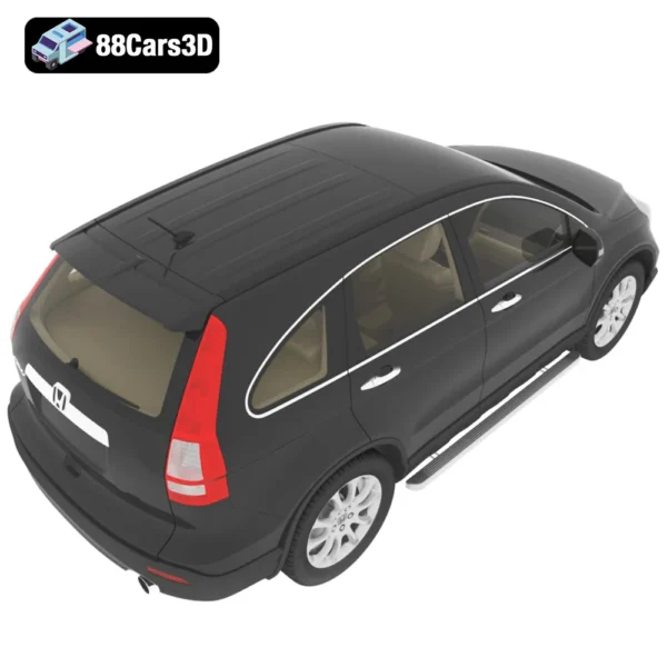 2011 Honda CR-V 3D Model Compact SUV for Rendering Simulation & Game Use