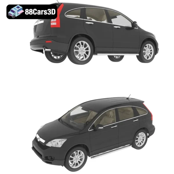 2011 Honda CR-V 3D Model Compact SUV for Rendering Simulation & Game Use