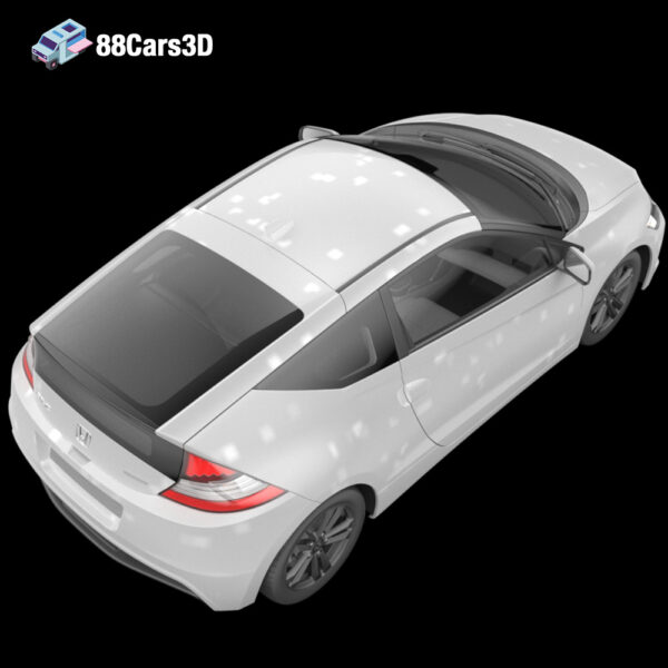 Honda CR-Z 3D Model Hybrid Sports Car