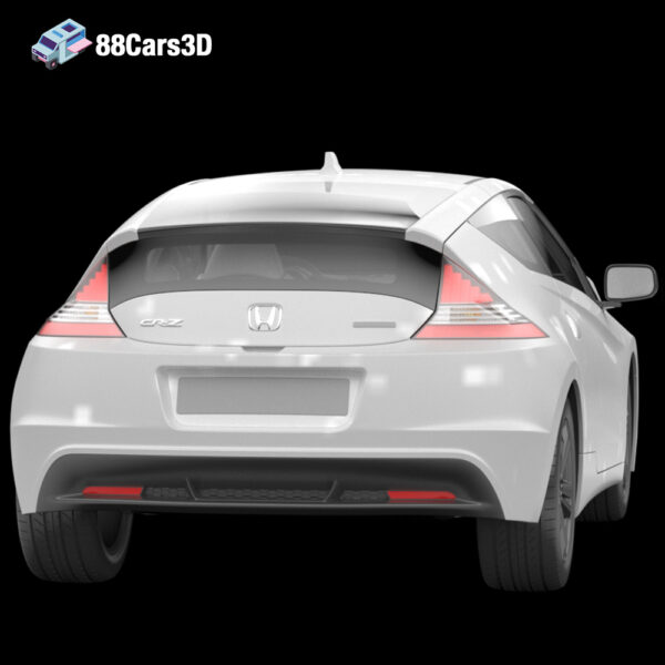 Honda CR-Z 3D Model Hybrid Sports Car