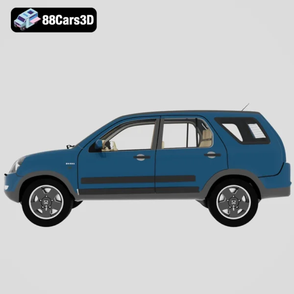 Honda CR V 2002 3D Model  Compact SUV for Rendering