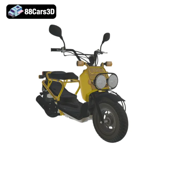 Honda Zoomer 50 3D Model Compact Scooter for Rendering