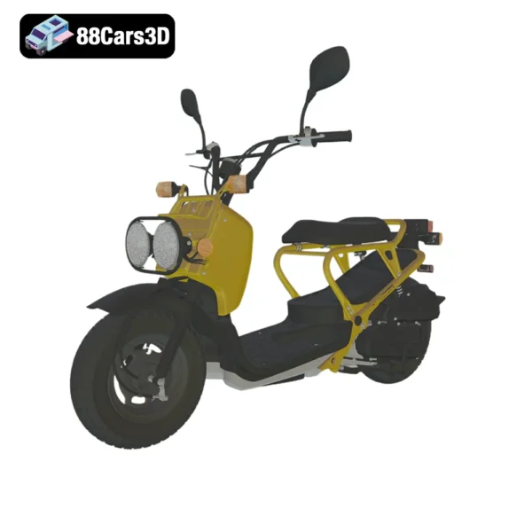Honda Zoomer 50 3D Model Compact Scooter for Rendering