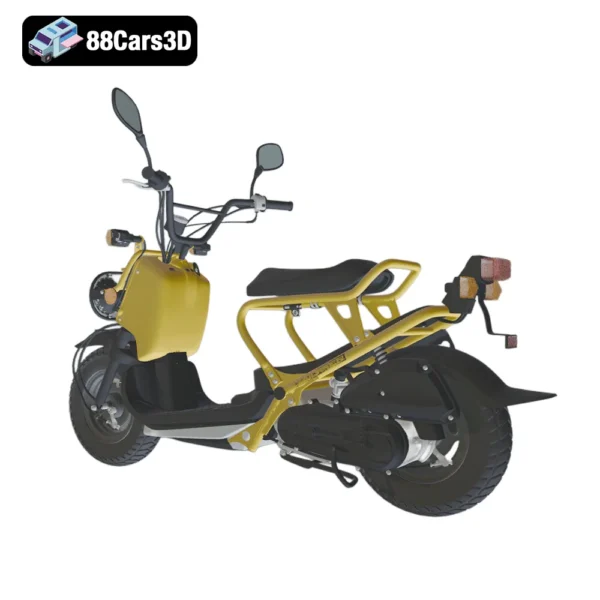 Honda Zoomer 50 3D Model Compact Scooter for Rendering
