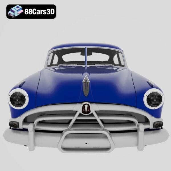 Hudson Hornet 1952 3D Model Streamliner NASCAR Legend