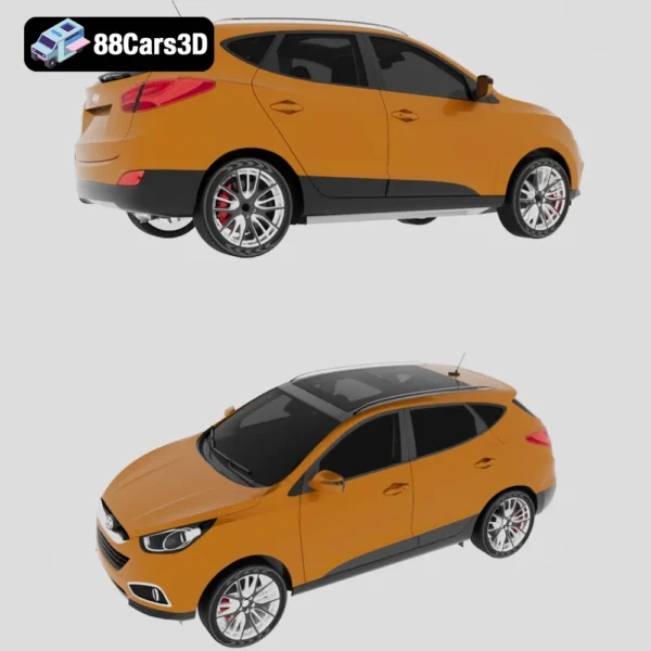 Hyundai ix35 2010 3D Model  Compact Crossover SUV