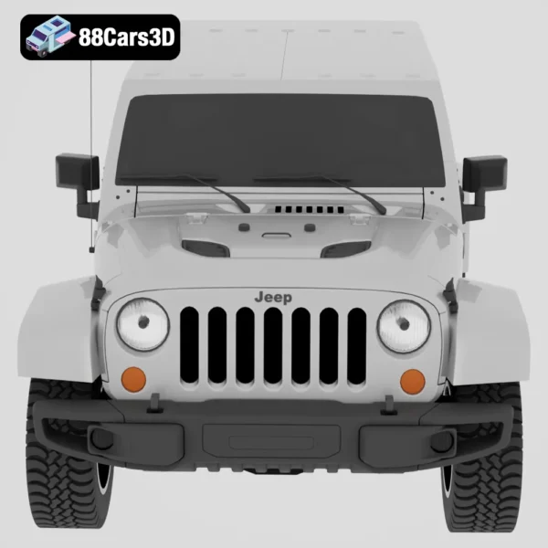 Jeep Wrangler Rubicon 2014 3D Model  Rugged Off Road SUV