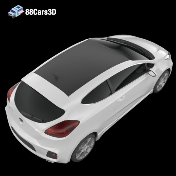 Kia Pro Ceed GT 2014 3D Model Hot Hatch Sport Compact