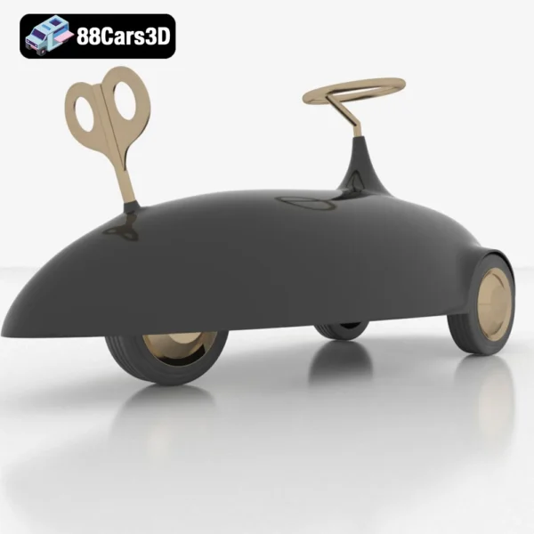 Konstantin B Retro-Style Toy Car 3D Model Classic Toy Vehicle