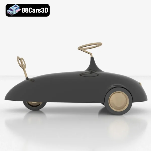 Konstantin B Retro-Style Toy Car 3D Model Classic Toy Vehicle