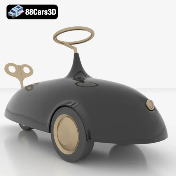 Konstantin B Retro-Style Toy Car 3D Model Classic Toy Vehicle