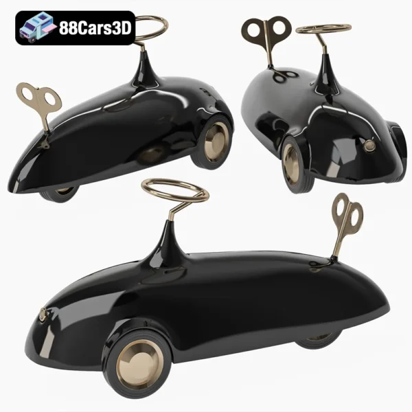 Konstantin B Retro-Style Toy Car 3D Model Classic Toy Vehicle