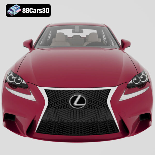 LIS3_2017-007 Lexus IS 2017 3D Model Compact Luxury Sport Sedan