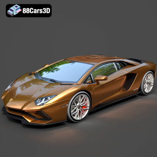 FREE Lamborghini Aventador SVJ 3D Model V12 Supercar