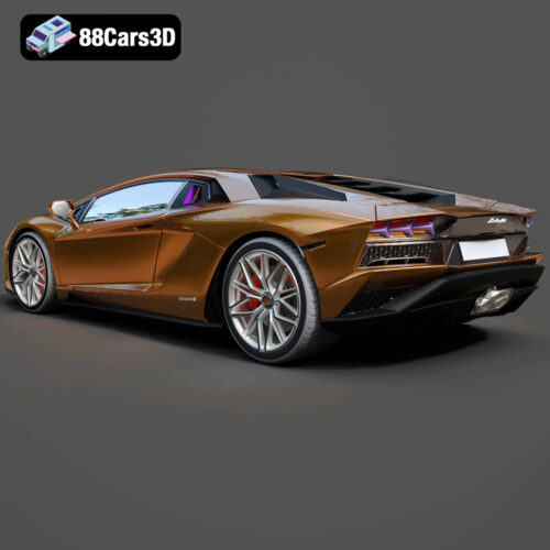 Lamborghini Aventador-003 FREE Lamborghini Aventador SVJ 3D Model V12 Supercar