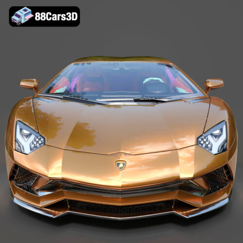 Lamborghini Aventador-006 FREE Lamborghini Aventador SVJ 3D Model V12 Supercar