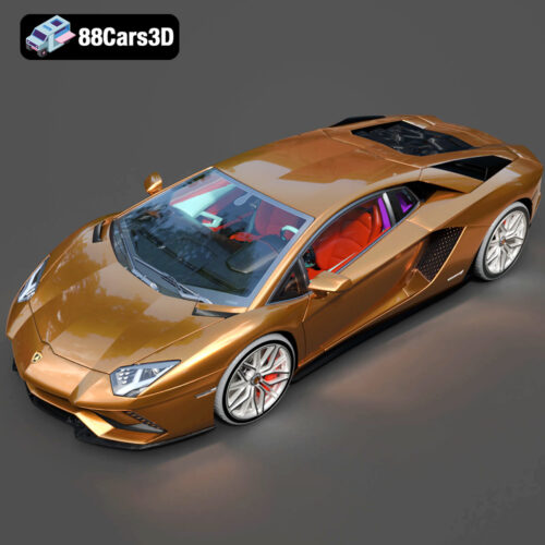 Lamborghini Aventador-007 FREE Lamborghini Aventador SVJ 3D Model V12 Supercar