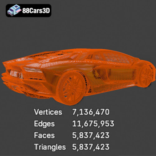 Lamborghini Aventador-009 FREE Lamborghini Aventador SVJ 3D Model V12 Supercar