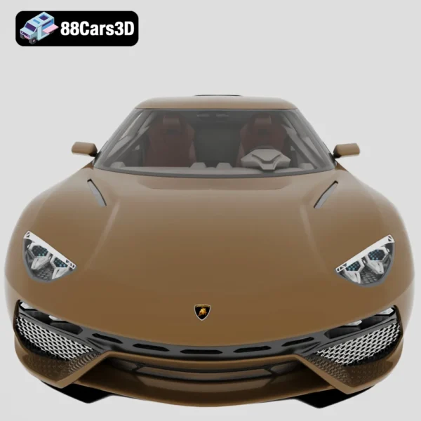 Lamborghini Asterion LPI910 4 Concept 3D Model Hybrid Supercar