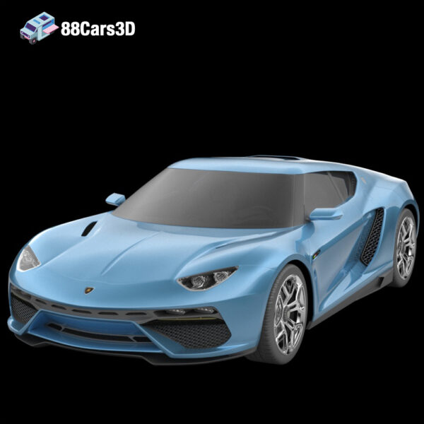 Lamborghini Asterion LPI910 4 Concept 2017 3D Model
