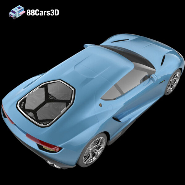 Lamborghini Asterion LPI910 4 Concept 2017 3D Model