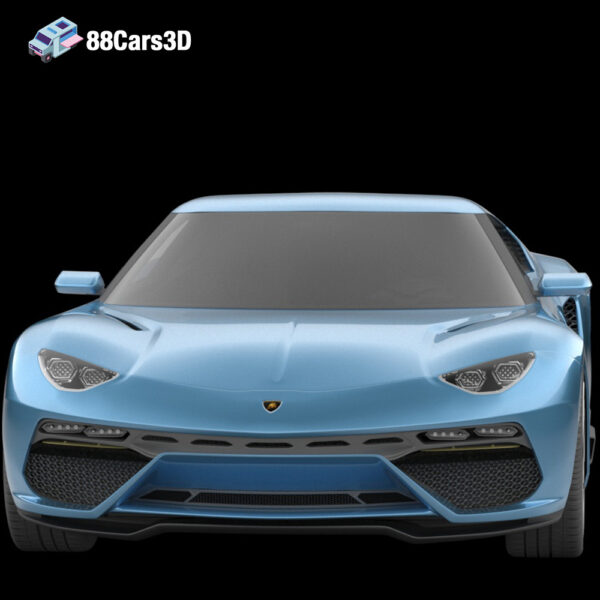 Lamborghini Asterion LPI910 4 Concept 2017 3D Model