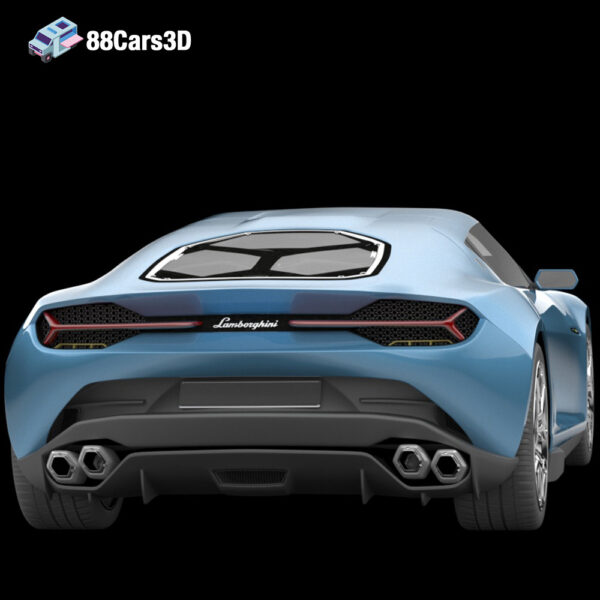 Lamborghini Asterion LPI910 4 Concept 2017 3D Model