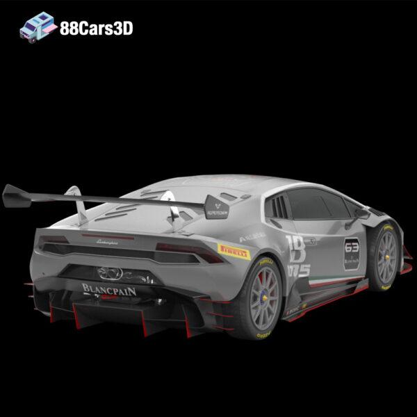 Lamborghini_Huracan_(LP_620-2)_001 Lamborghini Huracan LP 620 2 Super Trofeo 2014 3D Model One Make Race Car