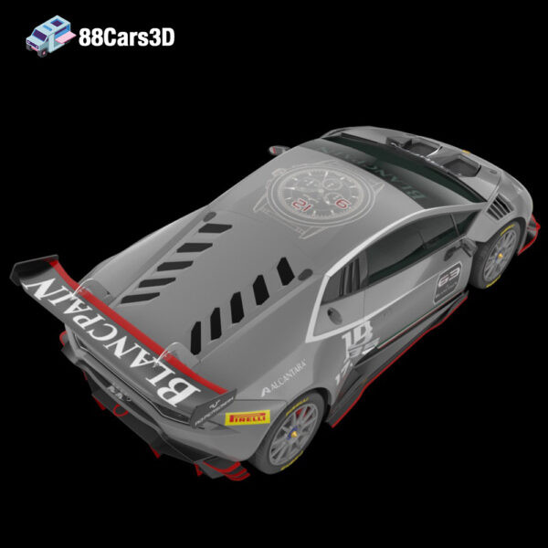 Lamborghini_Huracan_(LP_620-2)_004 Lamborghini Huracan LP 620 2 Super Trofeo 2014 3D Model One Make Race Car