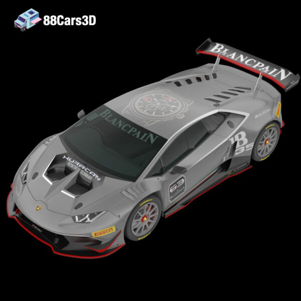 Lamborghini_Huracan_(LP_620-2)_005 Lamborghini Huracan LP 620 2 Super Trofeo 2014 3D Model One Make Race Car