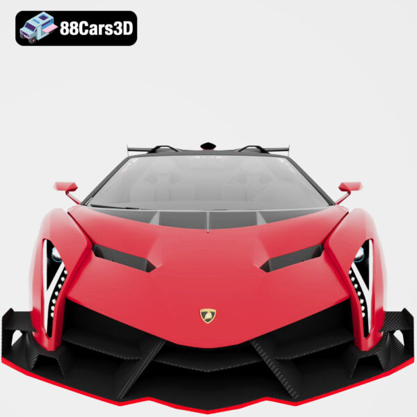 Lamborghini_Veneno_(LP750-4)_007 Lamborghini Veneno LP750 4 Roadster 2014 Scanline Ready 3D Model