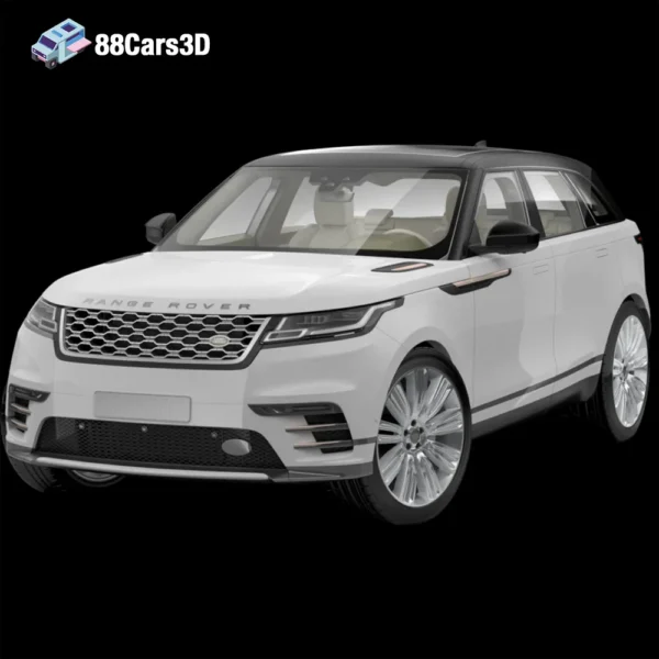 Land Rover Velar 2018 3D Model  Luxury Crossover SUV