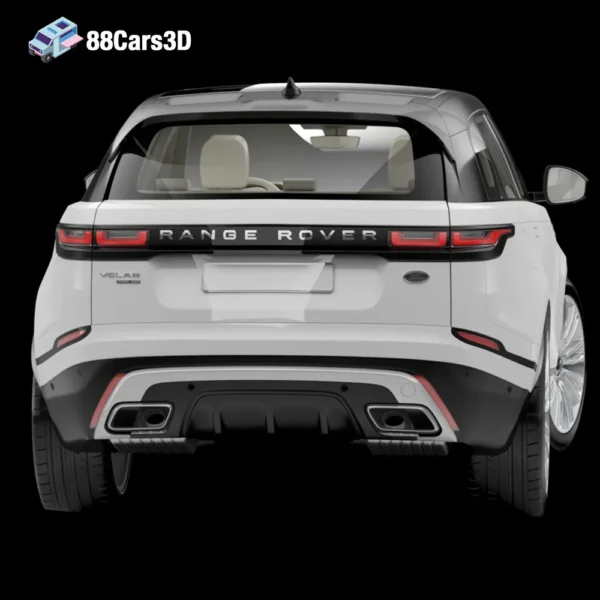 Land Rover Velar 2018 3D Model  Luxury Crossover SUV