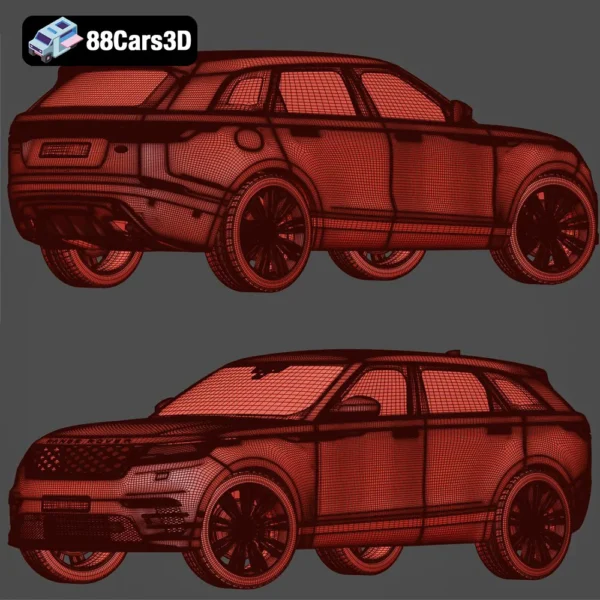 Land Rover Velar 2018 3D Model  Luxury Crossover SUV