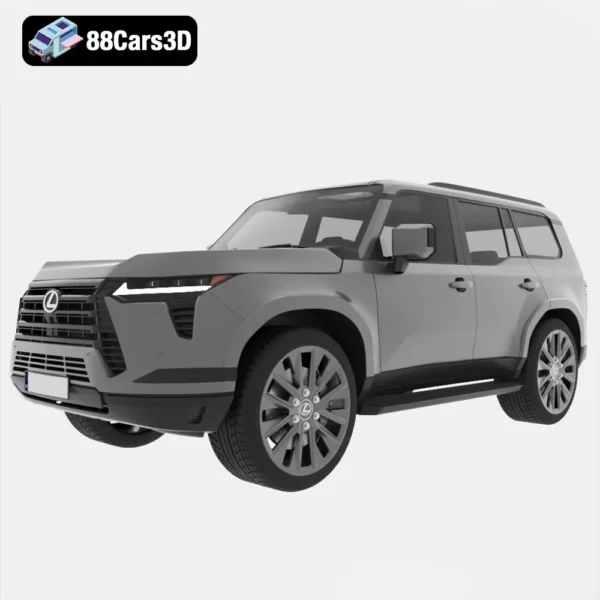 Lexus GX 2024 3D Model Luxury SUV for Rendering