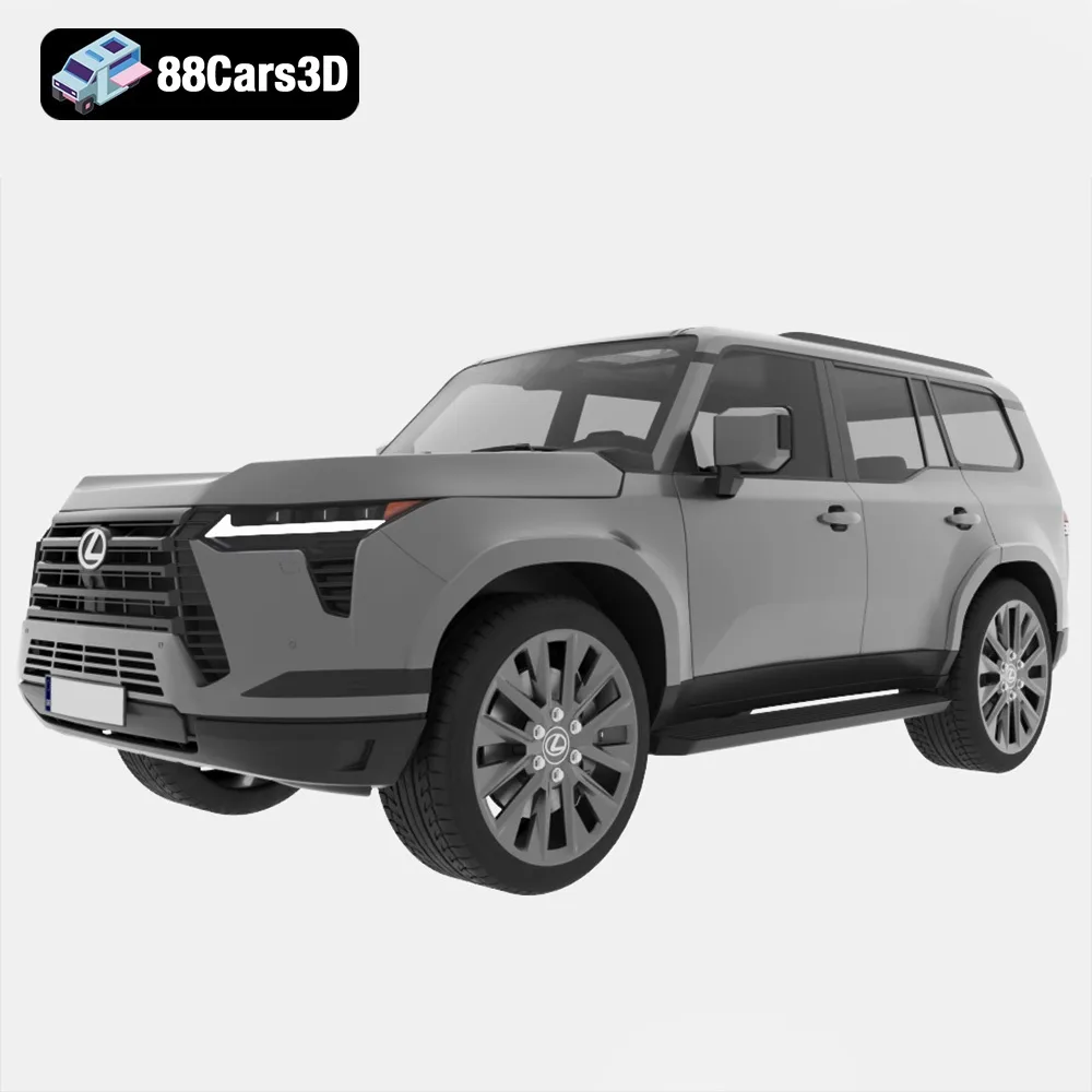 Lexus GX 2024 3D Model Luxury SUV for Rendering - 88Cars3D Download 3D ...