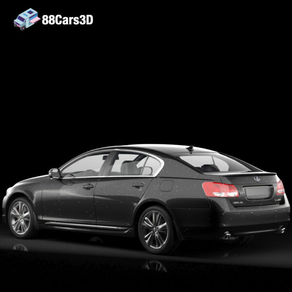 Lexus_GS-003 Lexus GS 3D Model Executive Sport Sedan
