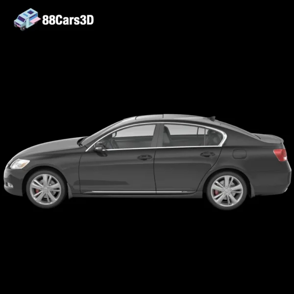 Lexus_GS-2017-003 Lexus GS 2017 3D Model Luxury Sedan for Rendering Simulation & Game Use