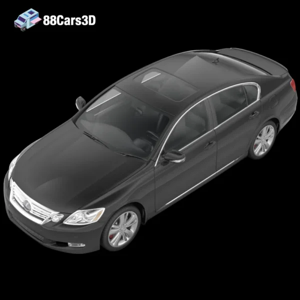 Lexus_GS-2017-005 Lexus GS 2017 3D Model Luxury Sedan for Rendering Simulation & Game Use