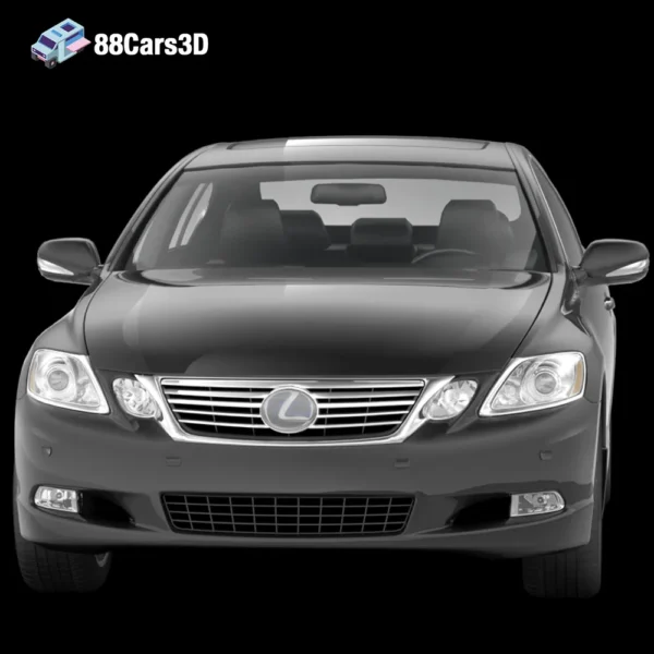 Lexus_GS-2017-006 Lexus GS 2017 3D Model Luxury Sedan for Rendering Simulation & Game Use