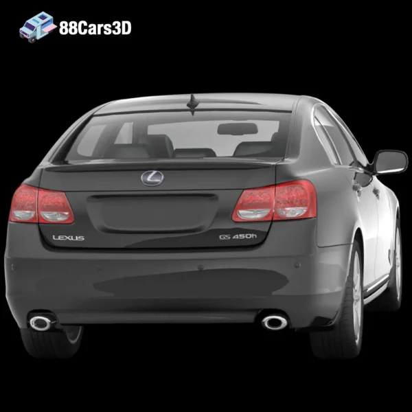 Lexus_GS-2017-007 Lexus GS 2017 3D Model Luxury Sedan for Rendering Simulation & Game Use