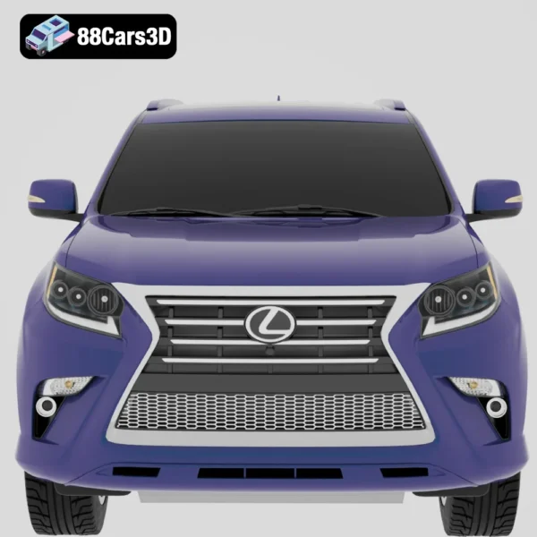 Lexus GX460 2014 3D Model Luxury SUV for Rendering Simulation & Game Use