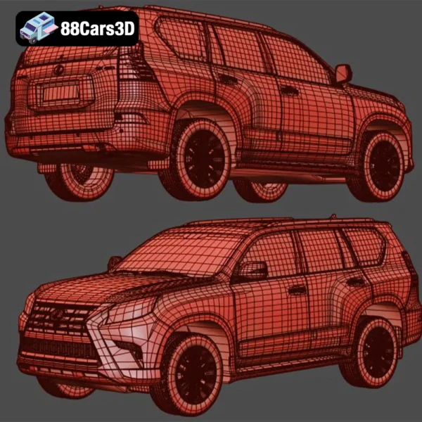 Lexus_GX460_2014_008 Lexus GX460 2014 max2009 3D Model Luxury SUV for Rendering