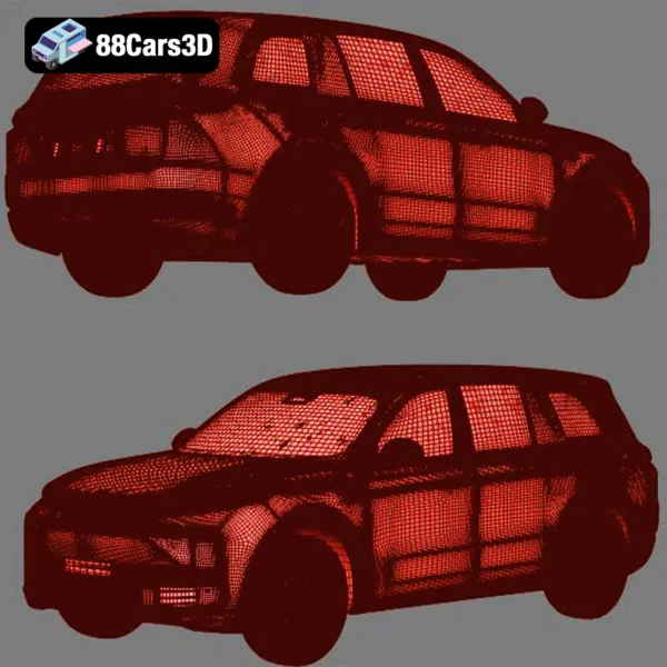 Li L9 for Wugar 3D Model Luxury SUV for Rendering