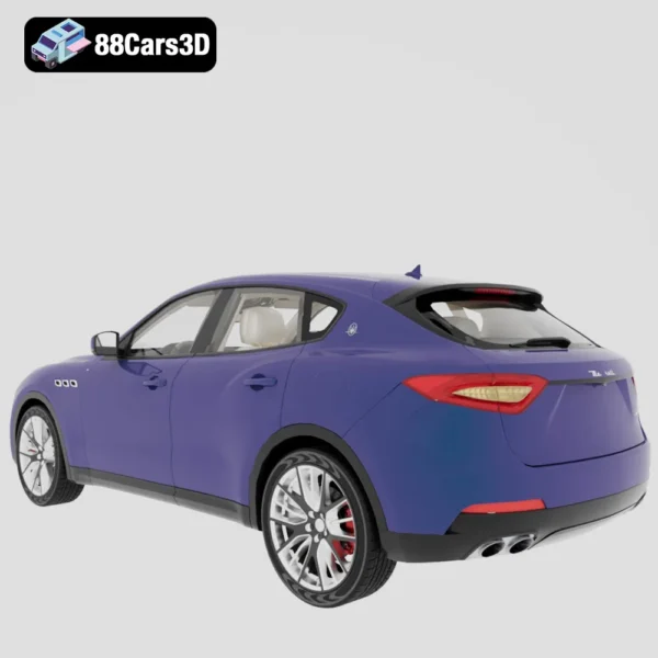 Maserati Levante 2017 3D Model  Luxury SUV