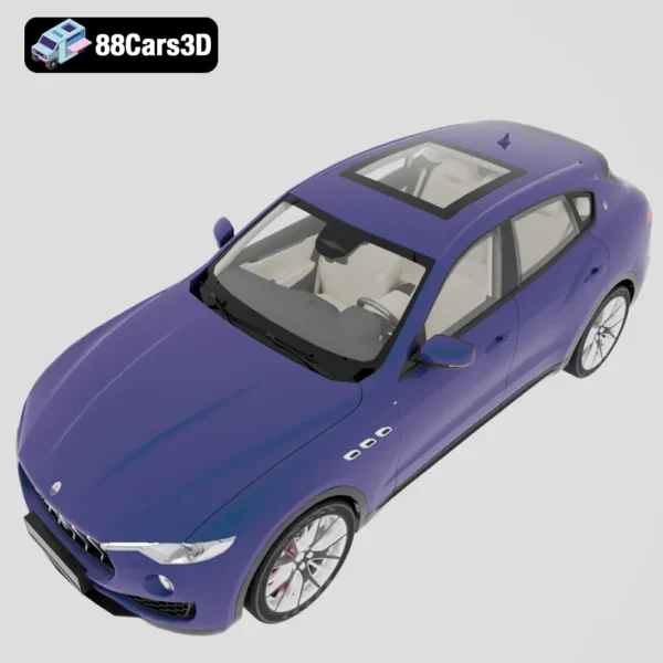 Maserati Levante 2017 3D Model  Luxury SUV
