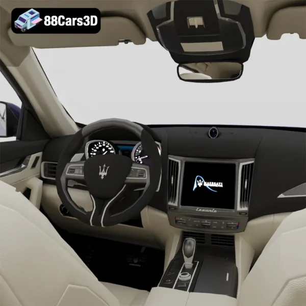 Maserati Levante 2017 3D Model  Luxury SUV