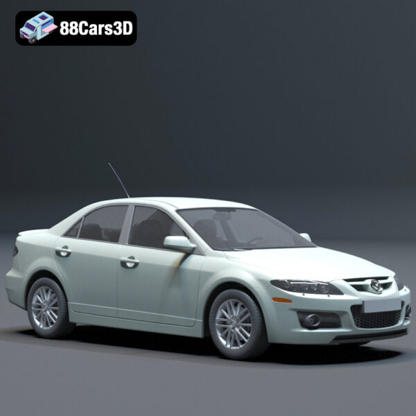 Mazda 6 3D Model Stylish Midsize Sedan